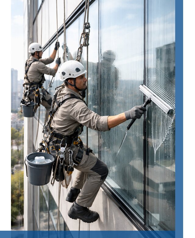 Мойка окон альпинистами в Павлове от 4562 р. | ВЫСОТНИК-Пвв