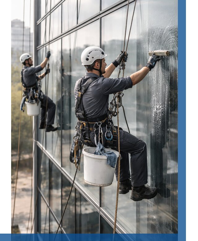 Мойка сплошного остекления в Павлове, заказать от 304 р.| ВЫСОТНИК-Пвв