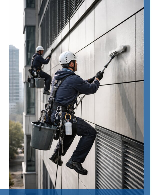 Мойка вентилируемого фасада в Павлове от 253 р. | ВЫСОТНИК-Пвв