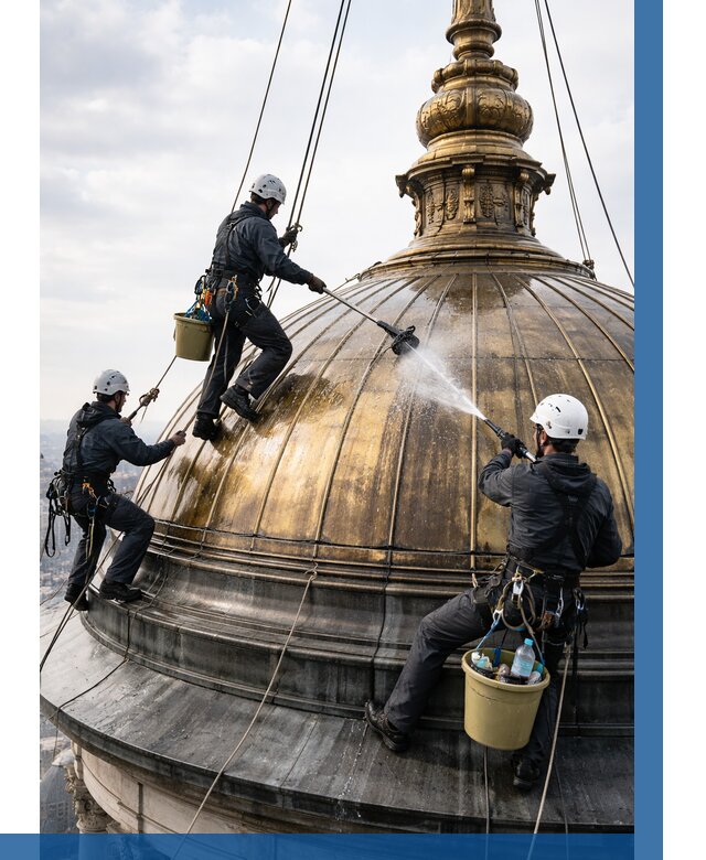 Мойка куполов и шпилей в Павлове от 8110 р. - заказать | ВЫСОТНИК-Пвв