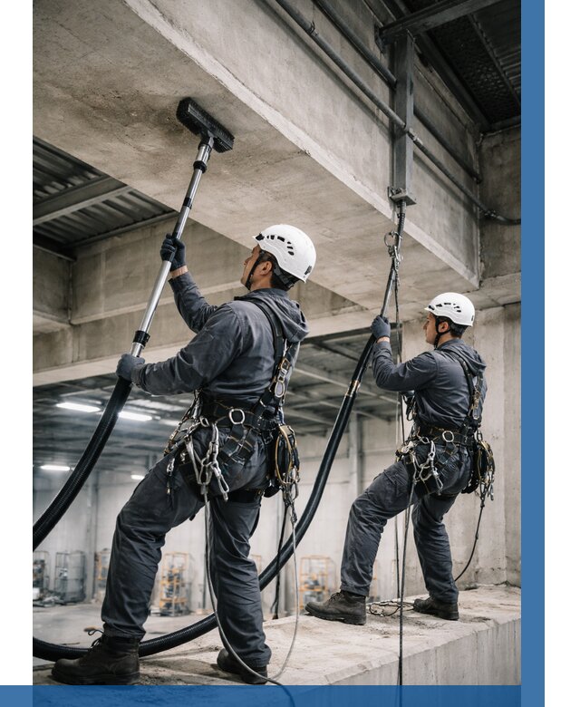 Обеспыливание потолочных конструкций в Павлове от 253 р. |ВЫСОТНИК-Пвв