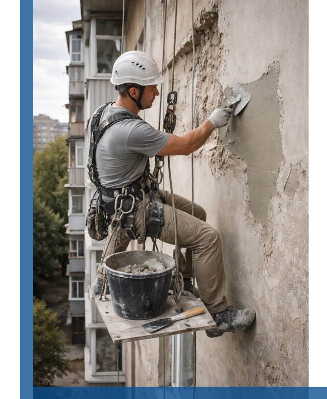 Восстановление фасадной штукатурки в Павлове с гарантией качества