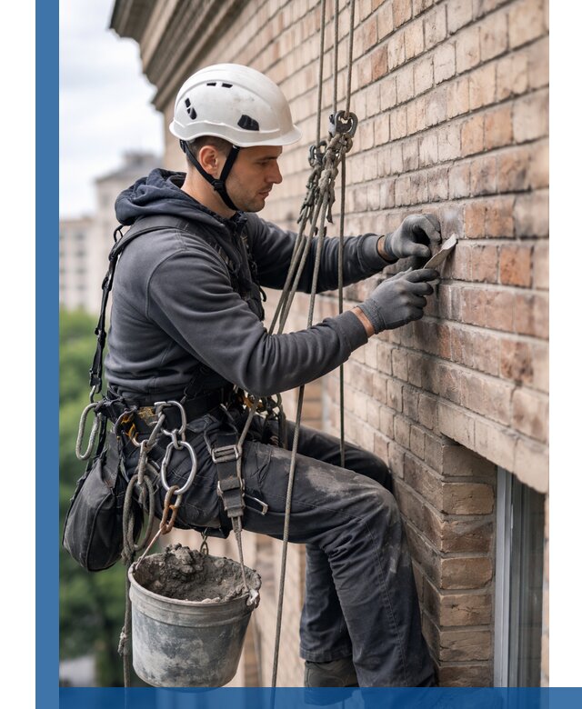 Качественный ремонт кирпичной кладки фасада в Павлове с гарантией