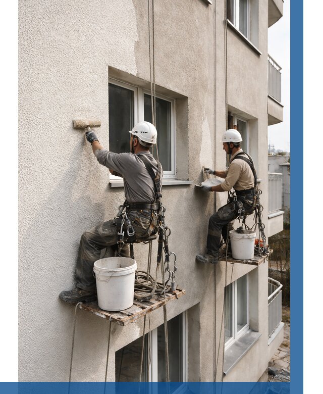 Нанесение короеда на фасад в Павлове от 456 р. | ВЫСОТНИК-Пвв