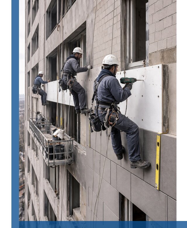 Монтаж фасадных термопанелей высокого качества в Павлове