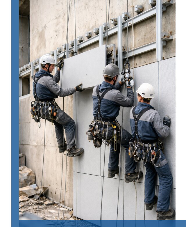 Монтаж вентилируемого фасада в Павлове под ключ с гарантией качества