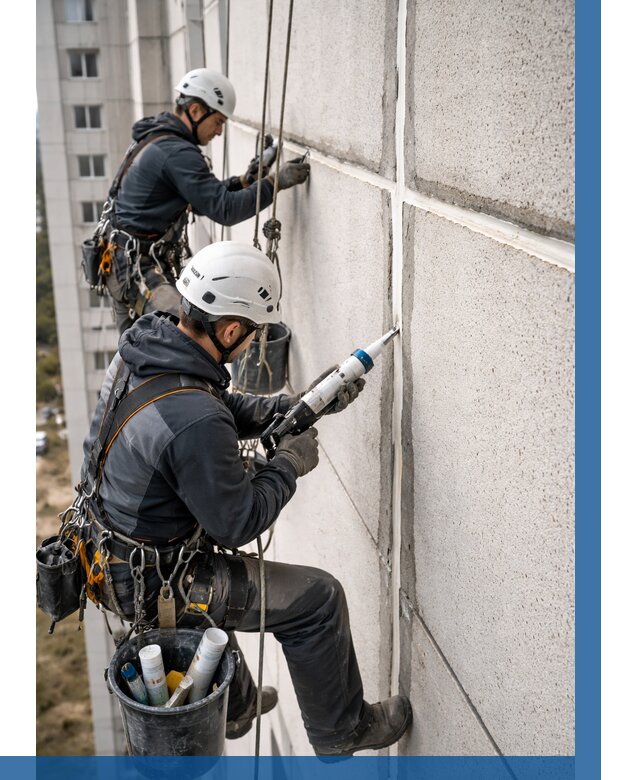 Герметизация межпанельных швов в Павлове от 710 р. | ВЫСОТНИК-Пвв