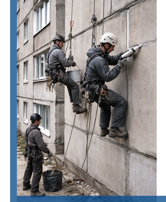 Герметизация межпанельных швов в Павлове с гарантией герметичности