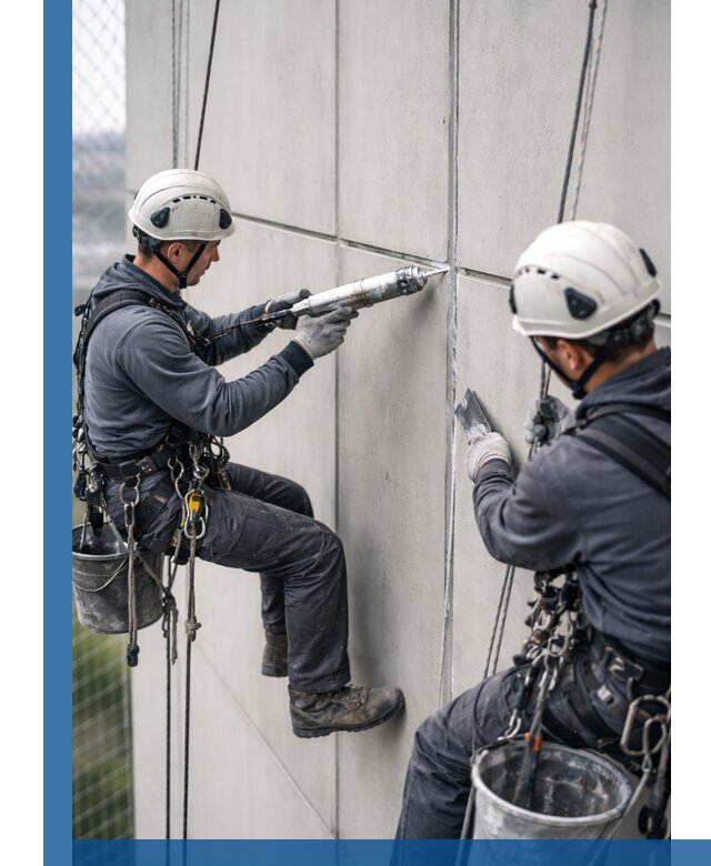 Первичная герметизация швов фасадов и кровель в Павлове