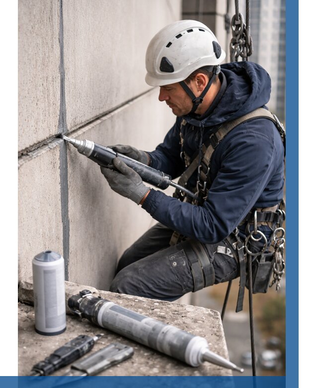 Вторичная герметизация швов в Павлове от 456 р. | ВЫСОТНИК-Пвв