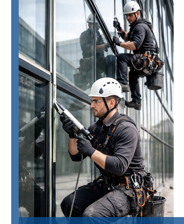 Герметизация витражных швов в Павлове для зданий и фасадов