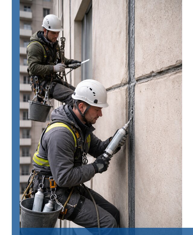 Герметизация деформационных швов фасада в Павлове качественно