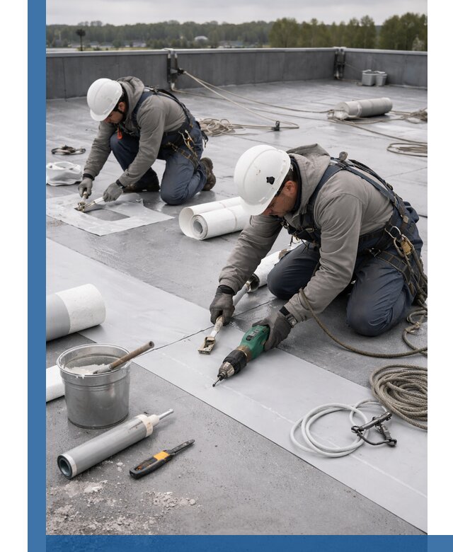 Ремонт мембранной кровли в Павлове качественно и с гарантией