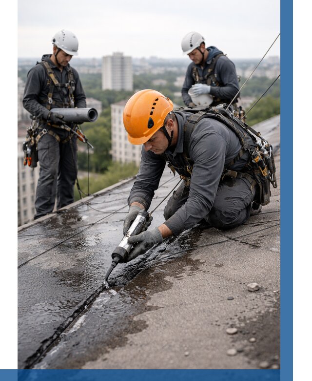 Устранение протечек кровли в Павлове от 12164 р. | ВЫСОТНИК-Пвв