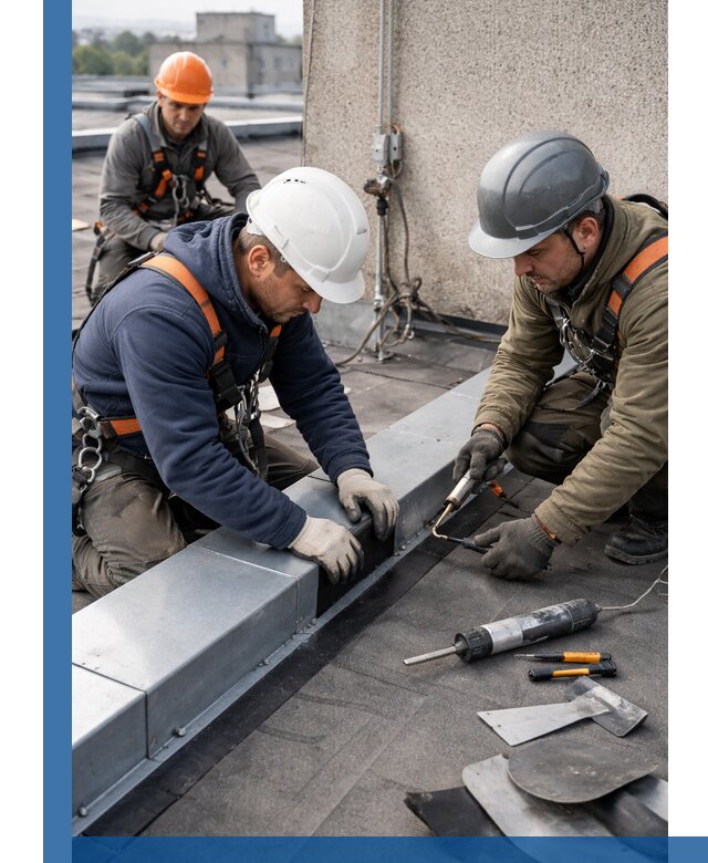 Ремонт кровельных примыканий в Павлове профессионально