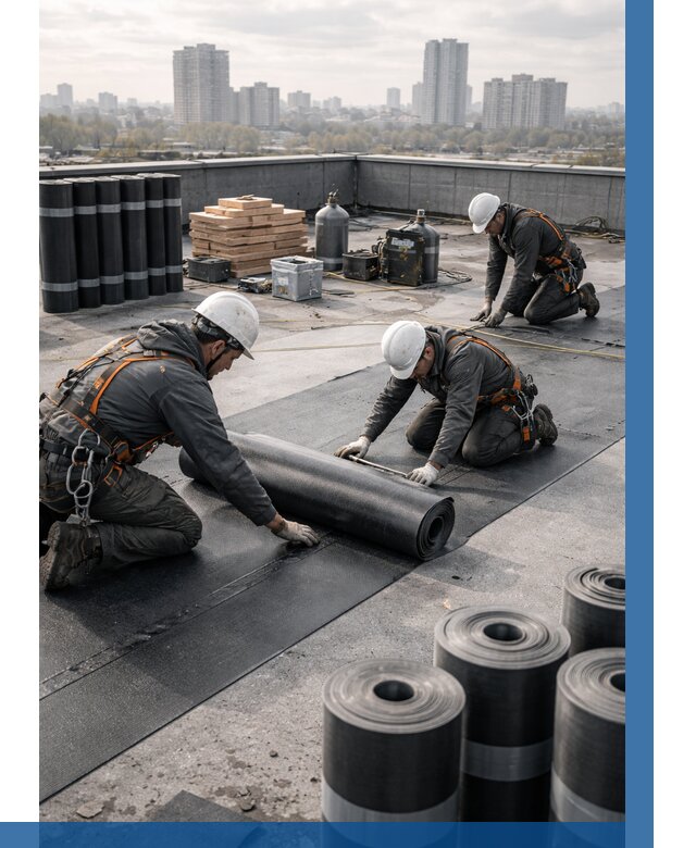 Монтаж мягкой кровли под ключ в Павлове от 456 р. | ВЫСОТНИК-Пвв