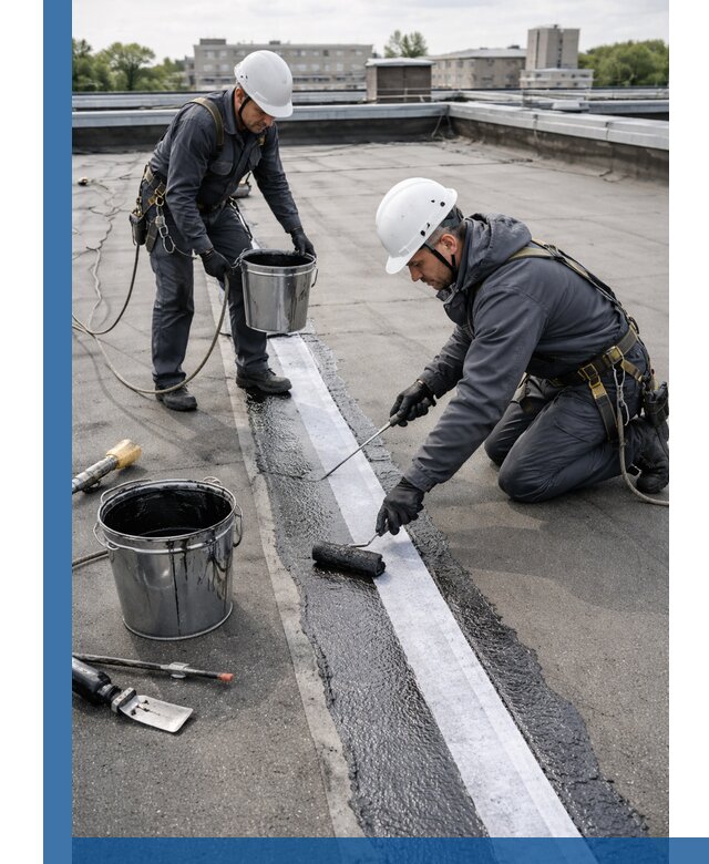 Гидроизоляция кровли мастикой в Павлове надежная защита