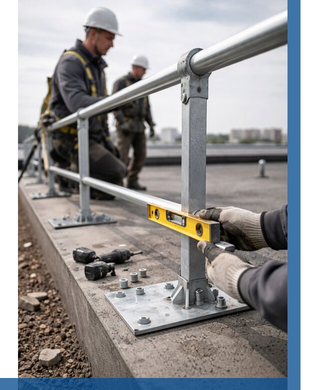 Монтаж кровельного ограждения в Павлове от 1216 р. | ВЫСОТНИК-Пвв