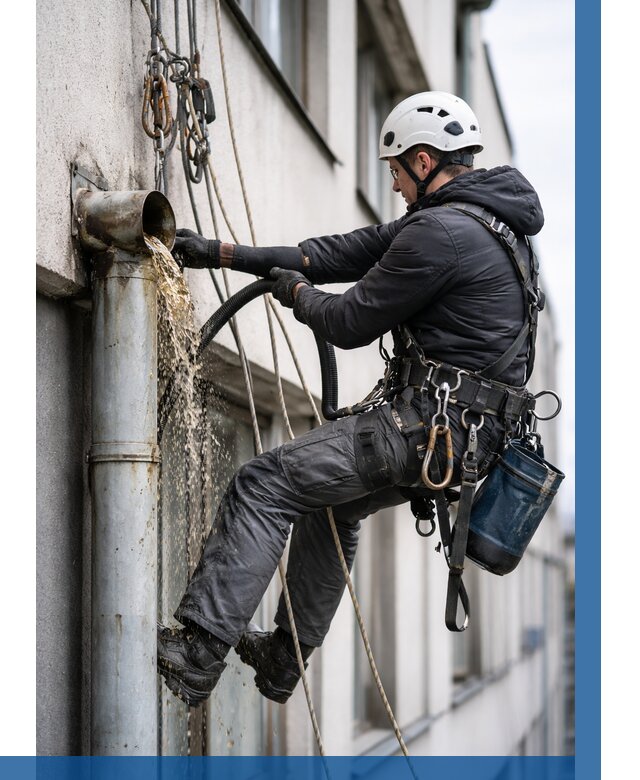 Прочистка водосточных труб в Павлове от 3548 р. | ВЫСОТНИК-Пвв