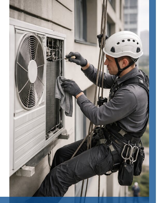 Обслуживание внешнего блока кондиционера в Павлове от 2737 р.ВЫСОТНИК-Пвв