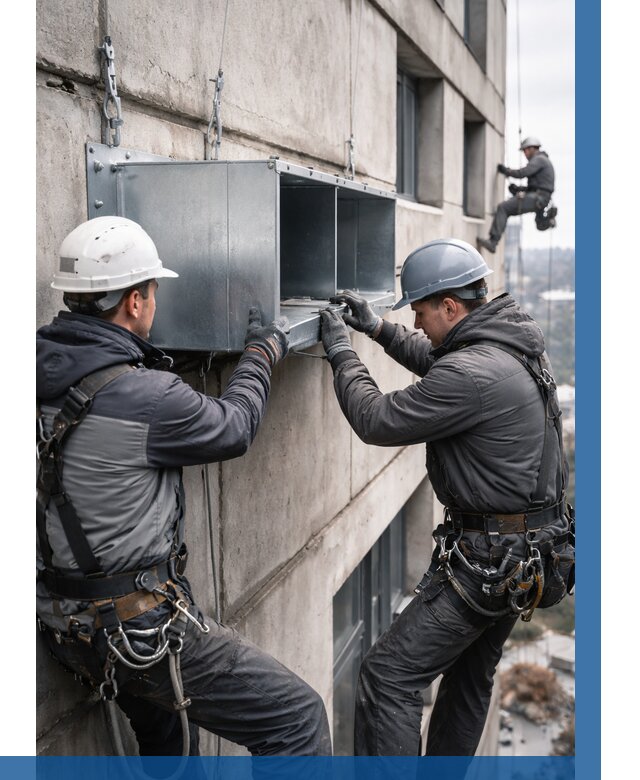 Монтаж вентиляционных коробов в Павлове от 3041 р. | ВЫСОТНИК-Пвв