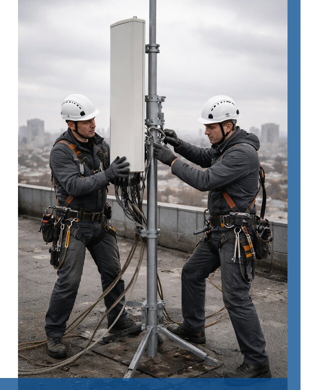 Монтаж антенн связи на крыше в Павлове от 8616 р. | ВЫСОТНИК-Пвв