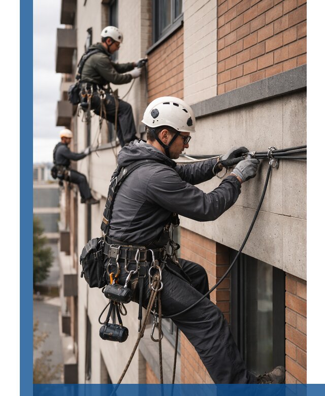 Крепление кабеля на фасаде монтаж и крепеж в Павлове