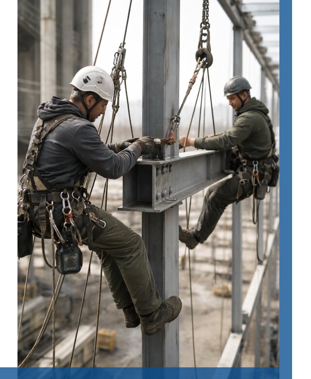 Монтаж металлоконструкций на высоте в Павлове от 3548 р. | ВЫСОТНИК-Пвв