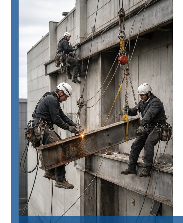 Демонтаж металлоконструкций на высоте в Павлове под ключ