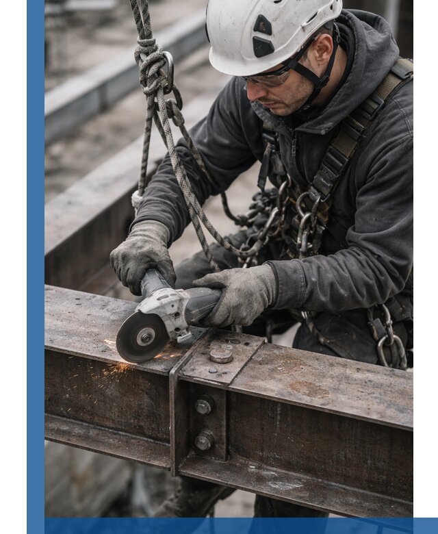 Резка металла на высоте в Павлове для зданий и конструкций