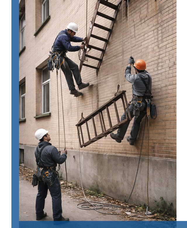 Демонтаж пожарной лестницы в Павлове быстро и безопасно