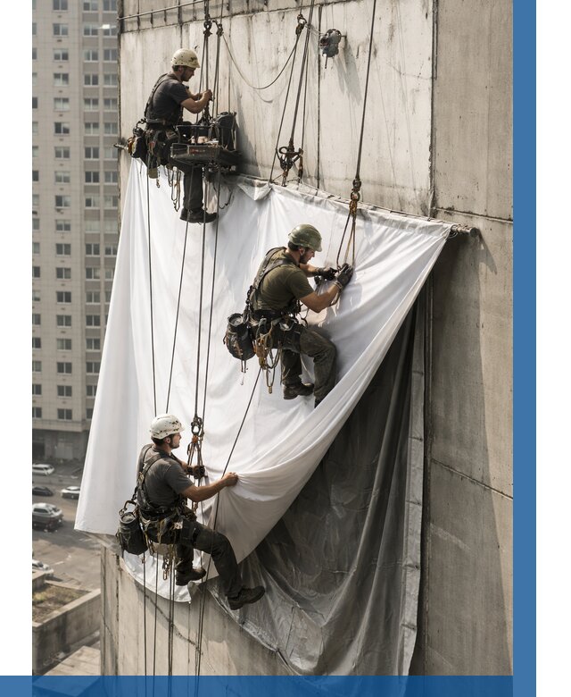 Замена баннерного полотна в Павлове от 6589 р. | ВЫСОТНИК-Пвв—заказать