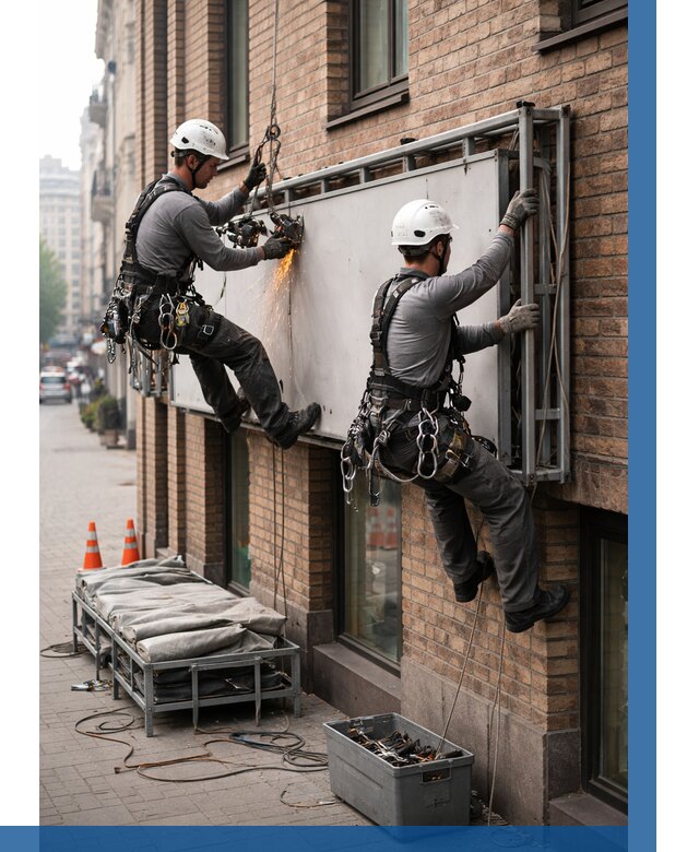 Демонтаж рекламной вывески в Павлове от 6589 р. | ВЫСОТНИК-Пвв