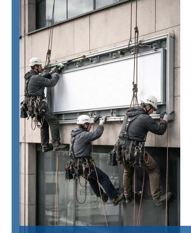 Профессиональный монтаж светового короба под ключ в Павлове