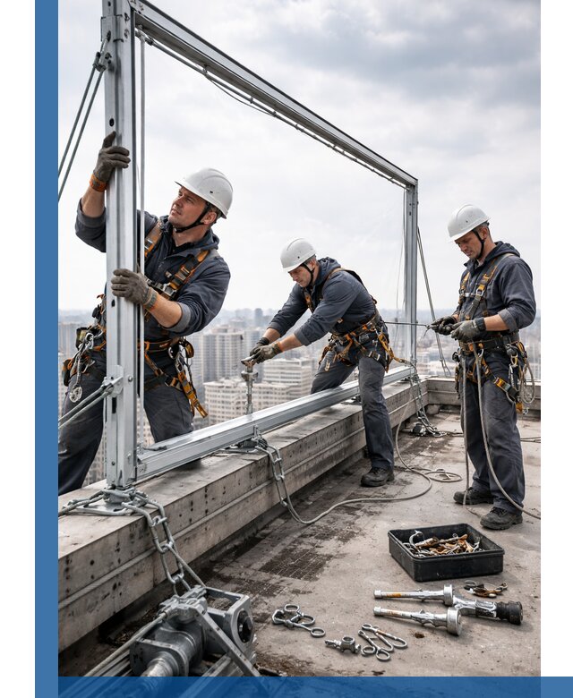 Монтаж крышных рекламных конструкций под ключ в Павлове