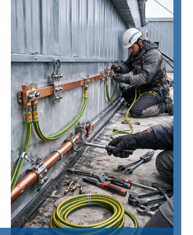 Монтаж заземления здания в Павлове от 25343 р. | ВЫСОТНИК-Пвв