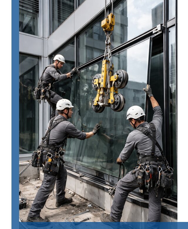 Структурное остекление фасадов в Павлове монтаж и обслуживание