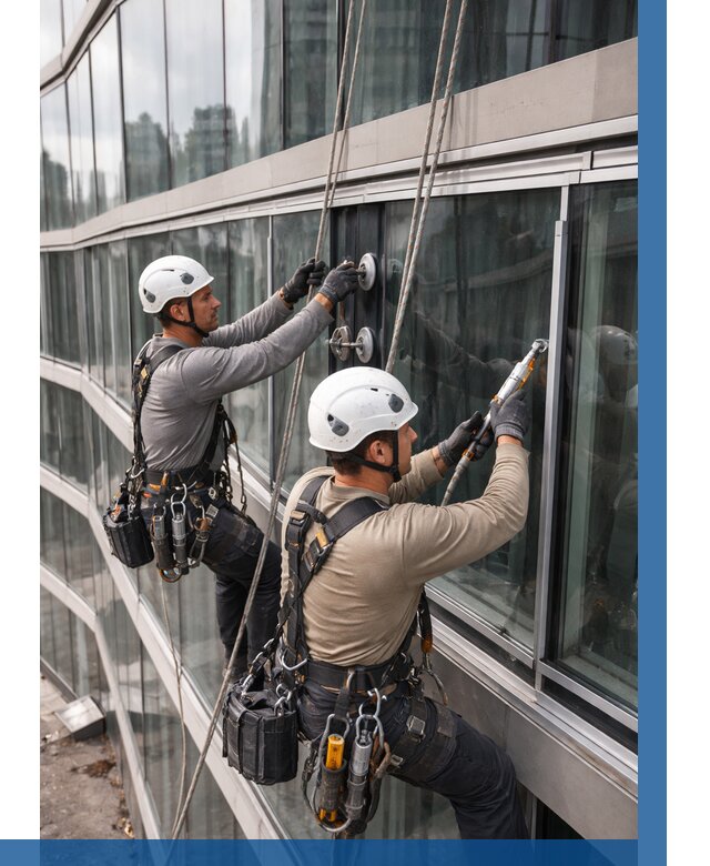 Радиусное остекление фасада в Павлове от 12164 р. | ВЫСОТНИК-Пвв