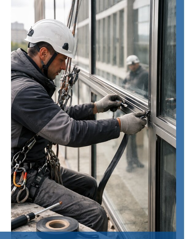 Ремонт витражных конструкций в Павлове от 3548 р. | ВЫСОТНИК-Пвв