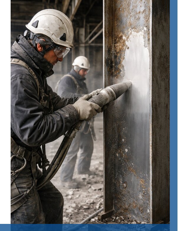 Удаление старой краски с металла в Павлове от 456 р. | ВЫСОТНИК-Пвв