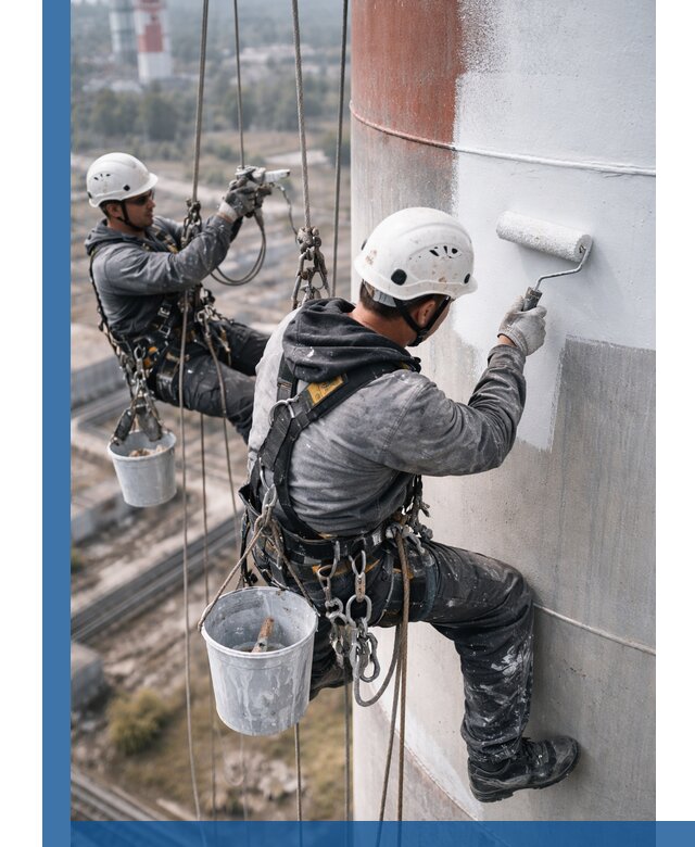 Покраска дымовых труб в Павлове: антикоррозийная защита и восстановление