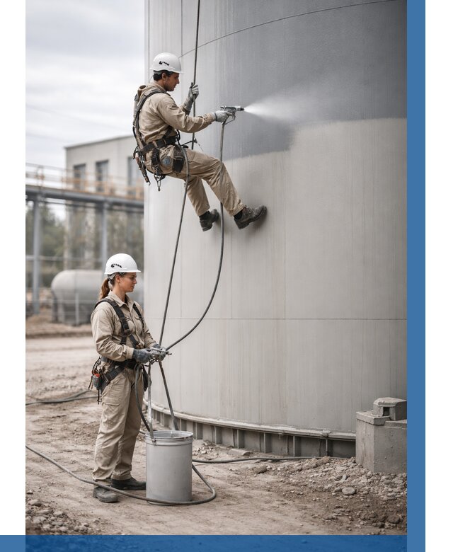 Покраска резервуаров в Павлове от 1216 р. | ВЫСОТНИК-Пвв — заказать