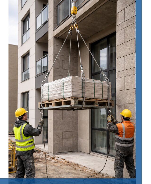 Подъем керамогранита на этаж в Павлове от 3548 р. | ВЫСОТНИК-Пвв