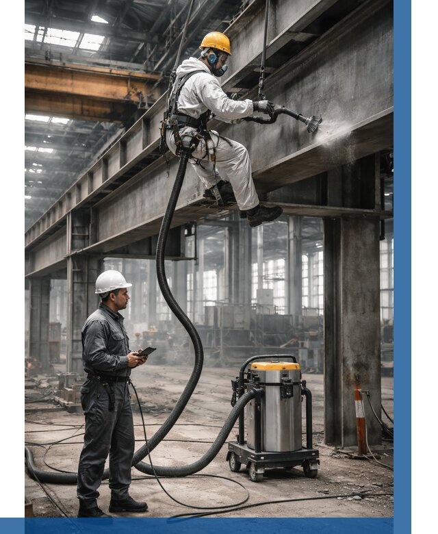 Обеспыливание конструкций в цехе в Павлове от 4258 р. | ВЫСОТНИК-Пвв