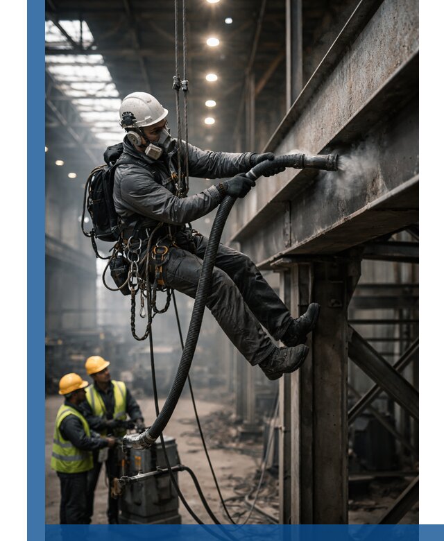 Обеспыливание конструкций в цехах промышленного производства в Павлове