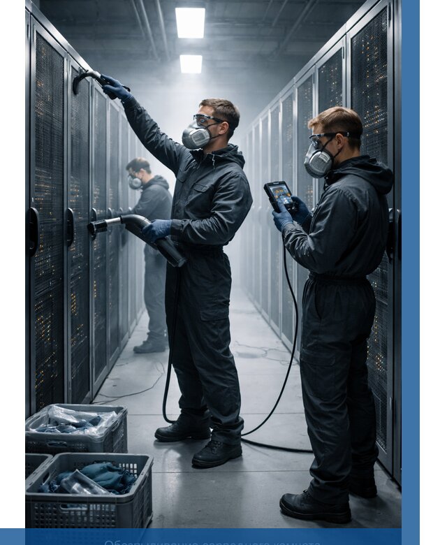 Обеспыливание серверной комнаты в Павлове от 4562 р. | ВЫСОТНИК-Пвв