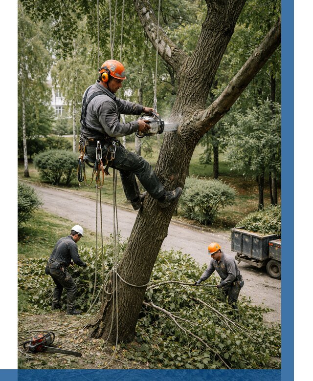 Кронирование деревьев в Павлове от 6589 р. | ВЫСОТНИК-Пвв