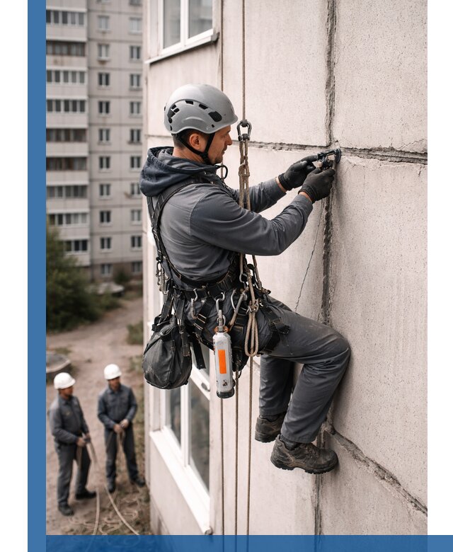 Обследование межпанельных швов и герметизация в Павлове