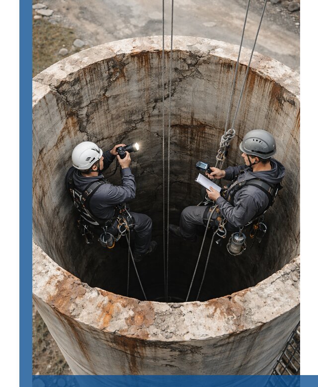 Обследование дымовой трубы: диагностика и оценка состояния в Павлове