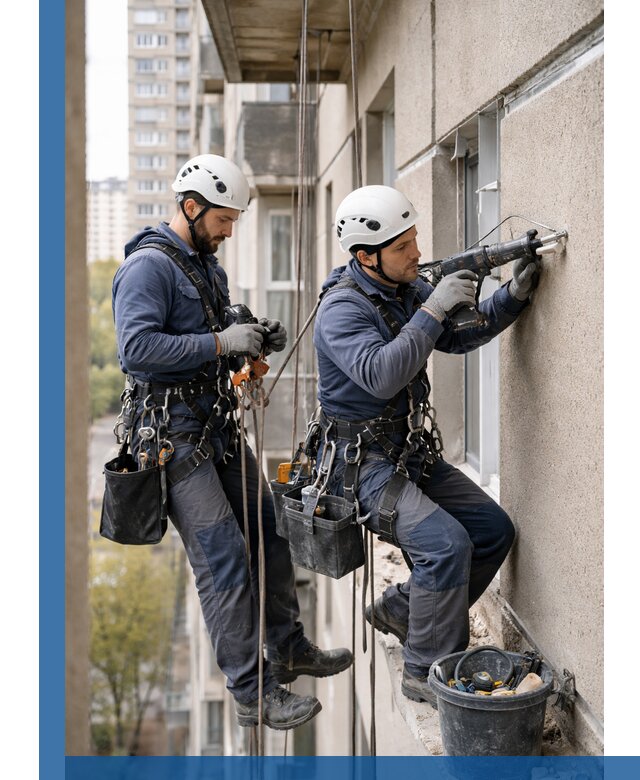 Промышленные альпинисты высотные работы и монтаж в Павлове